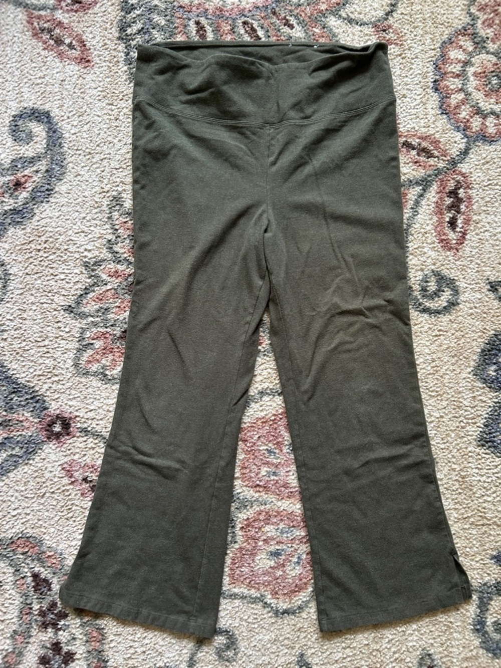 Women’s PXL Sonoma Olive Green Bootcut Leggings